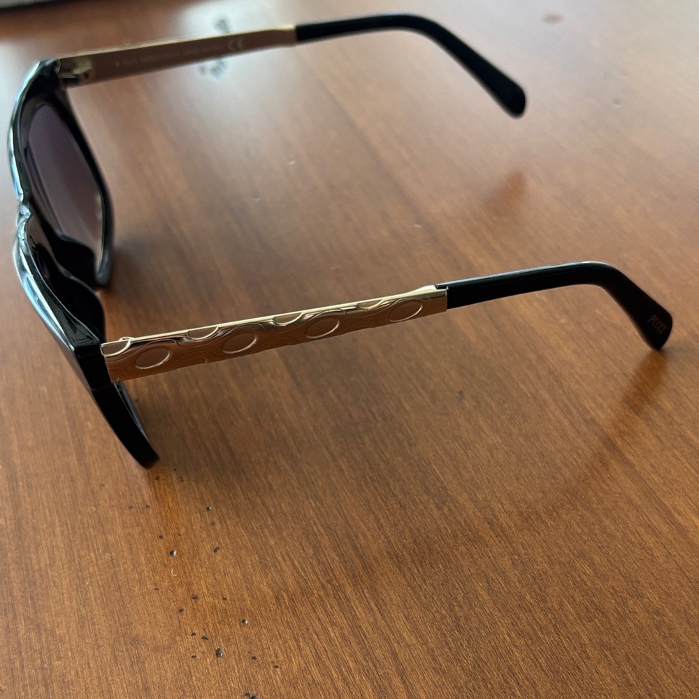 Emilio Pucci Black Sunglasses - Picture 3 of 5